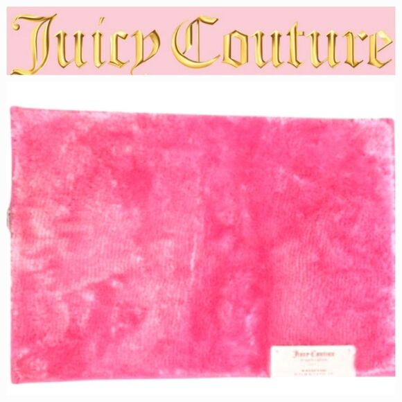 Juicy Couture Home Plush Bath Rug- Candy Pink - Picture 1 of 6